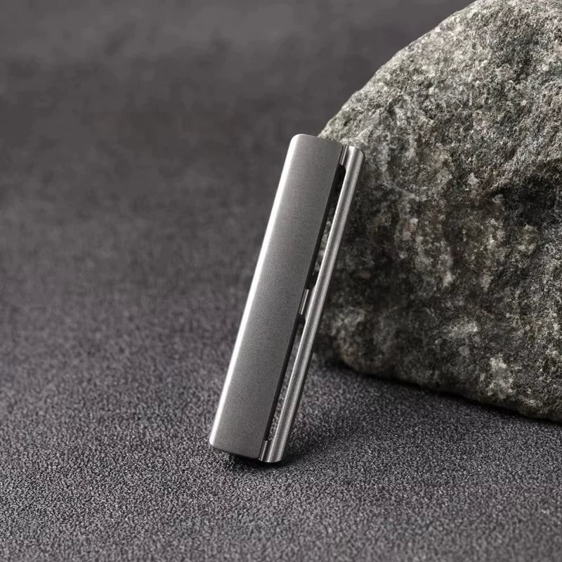 2026 YAQI Excalibur Titanium Single Edge AC Safety Razor Head Men