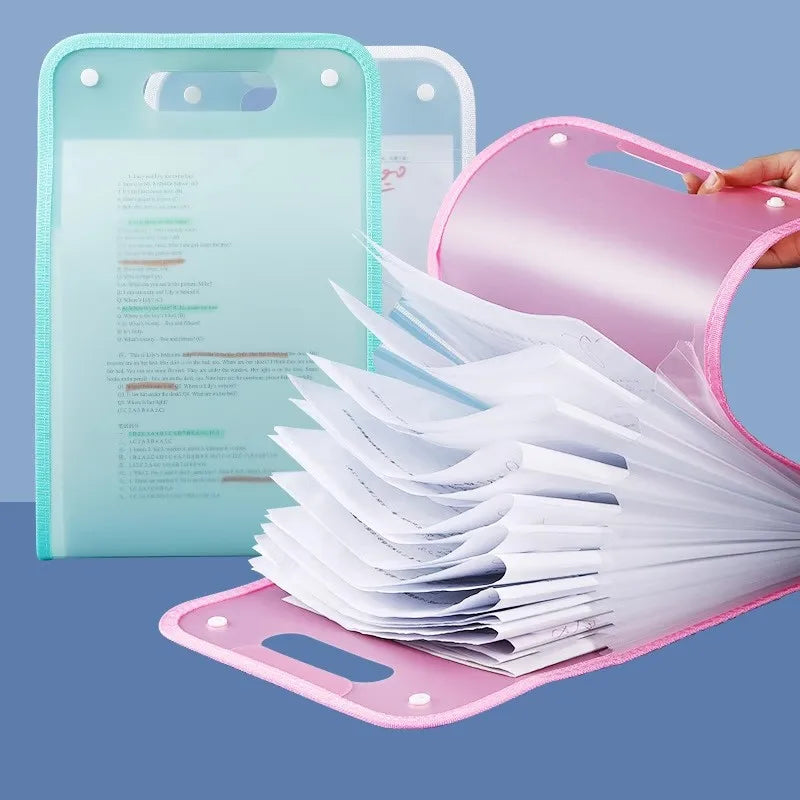 13 Layers A4 Expanding File Folder Handheld Organizer Large Capacity