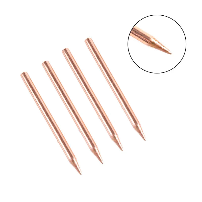 2PCS 3mm Spot Welding Needle Tips – Aluminum Oxide Copper 18650