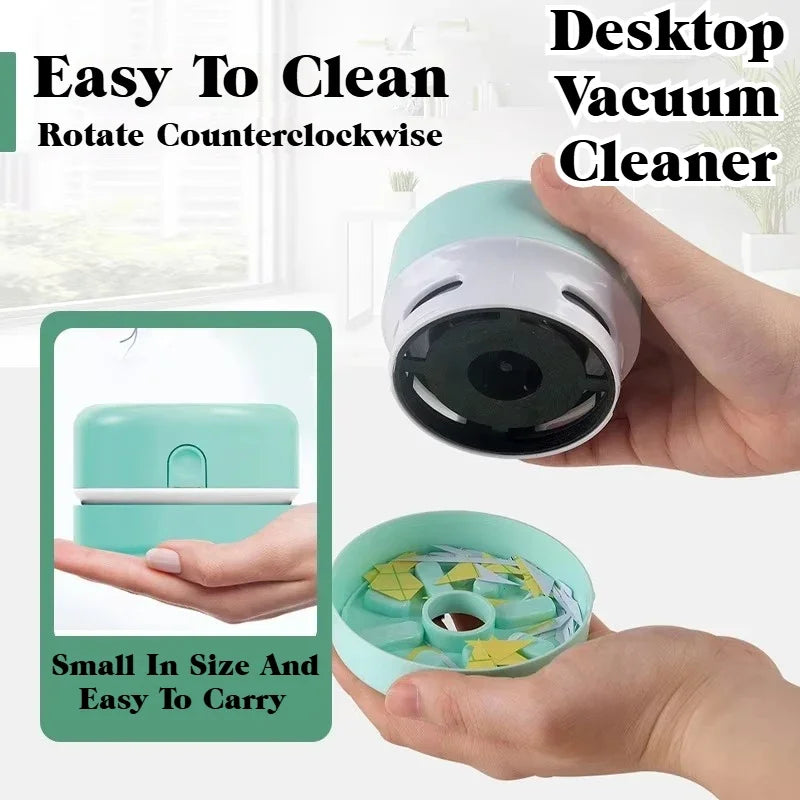 Mini Silent Desk Vacuum Cleaner | Portable Desktop Dust Cleaner