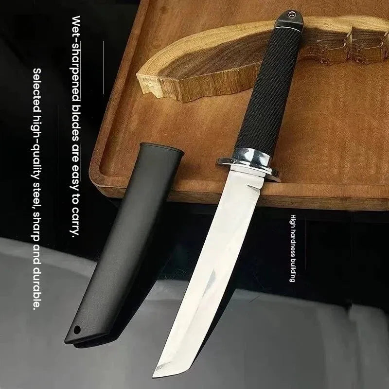 Portable Stainless Steel Straight Fixed Blade Survival Knife