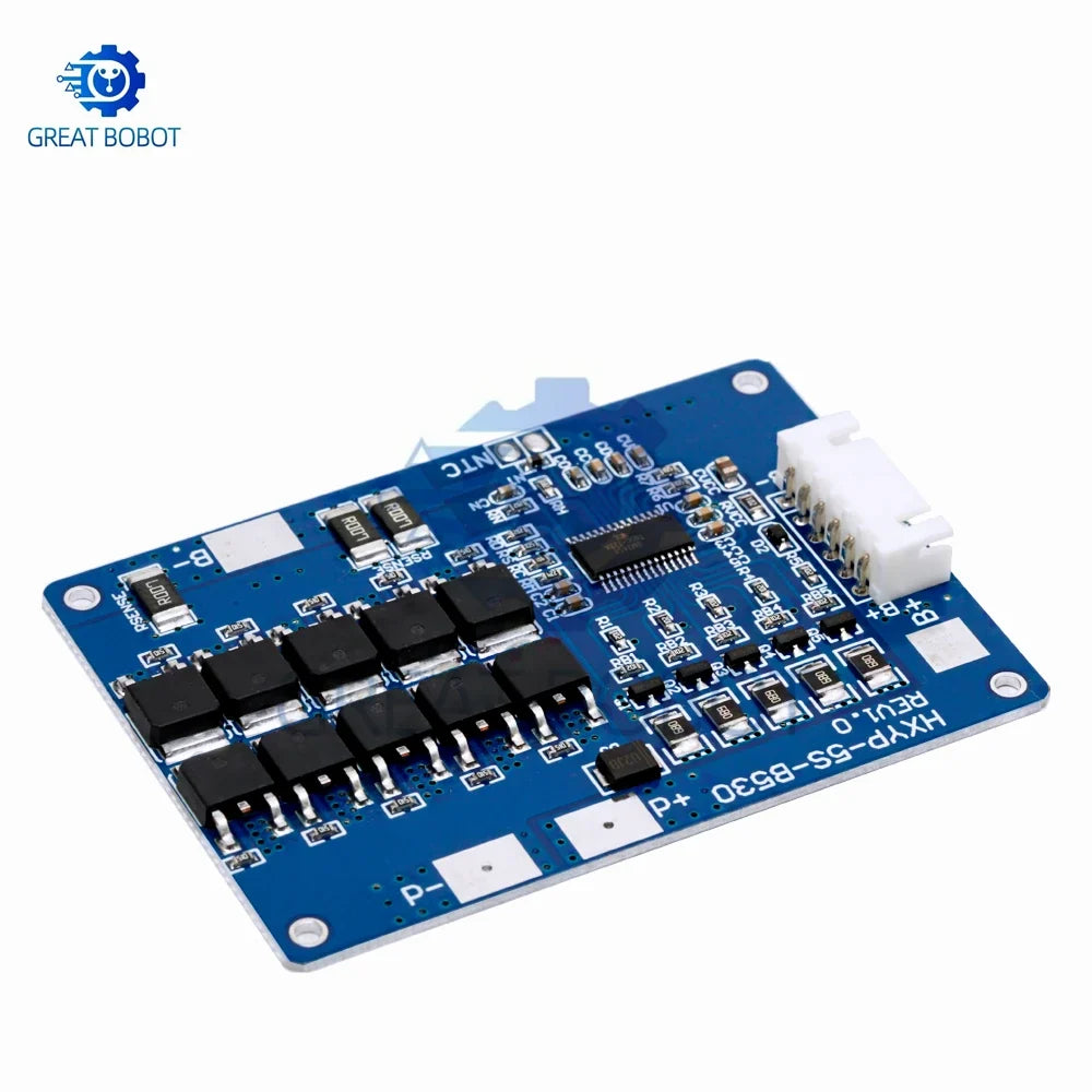 5S 21V 30A/45A BMS Lithium Battery Protection Board with NTC