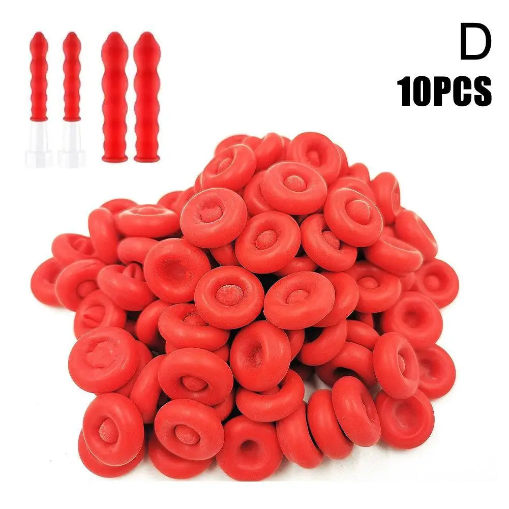 Rubber Caulk Saver Sealing Caps for Caulking Tubes – 10–100 Pack