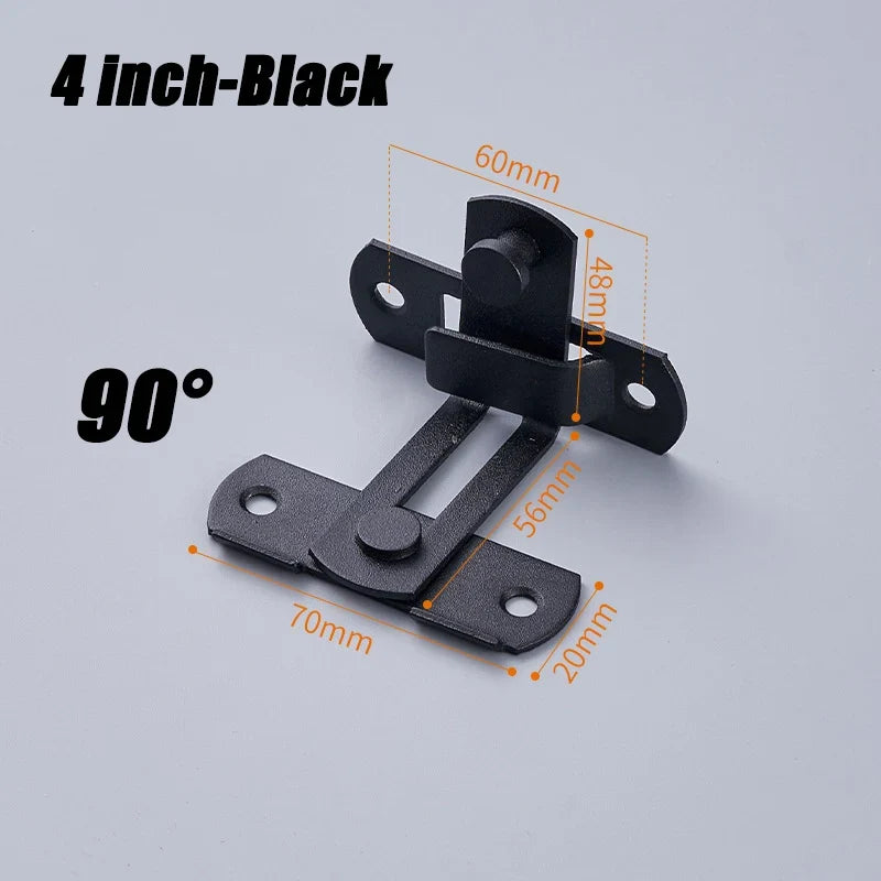 Barn Door Hook & Eye Latch – Cabinet, Window & Gate Bolt Lock