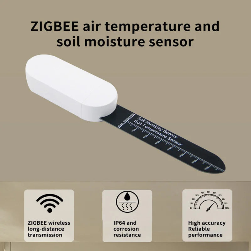 Tuya Zigbee Soil Water Tester Sensor Detector Monitor Home Assistant