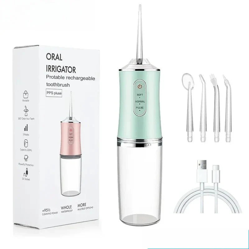 Cordless Water Flosser Electric Oral Irrigator 3 Modes IPX7