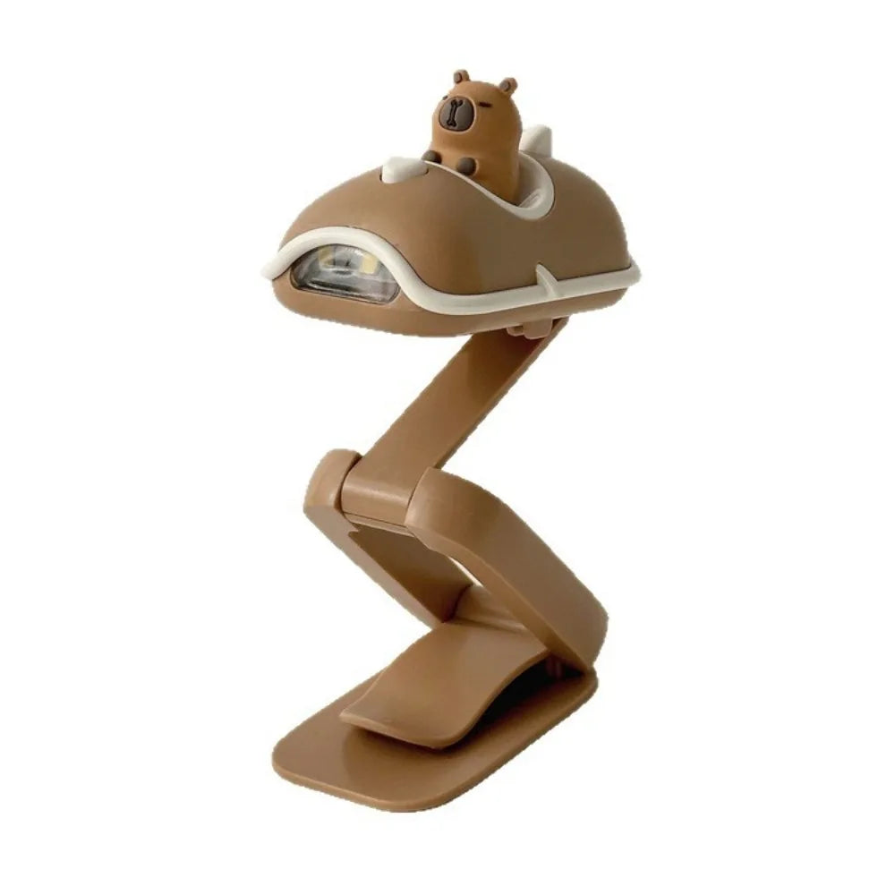 Capybara LED Book Light – Foldable Portable Night Lamp