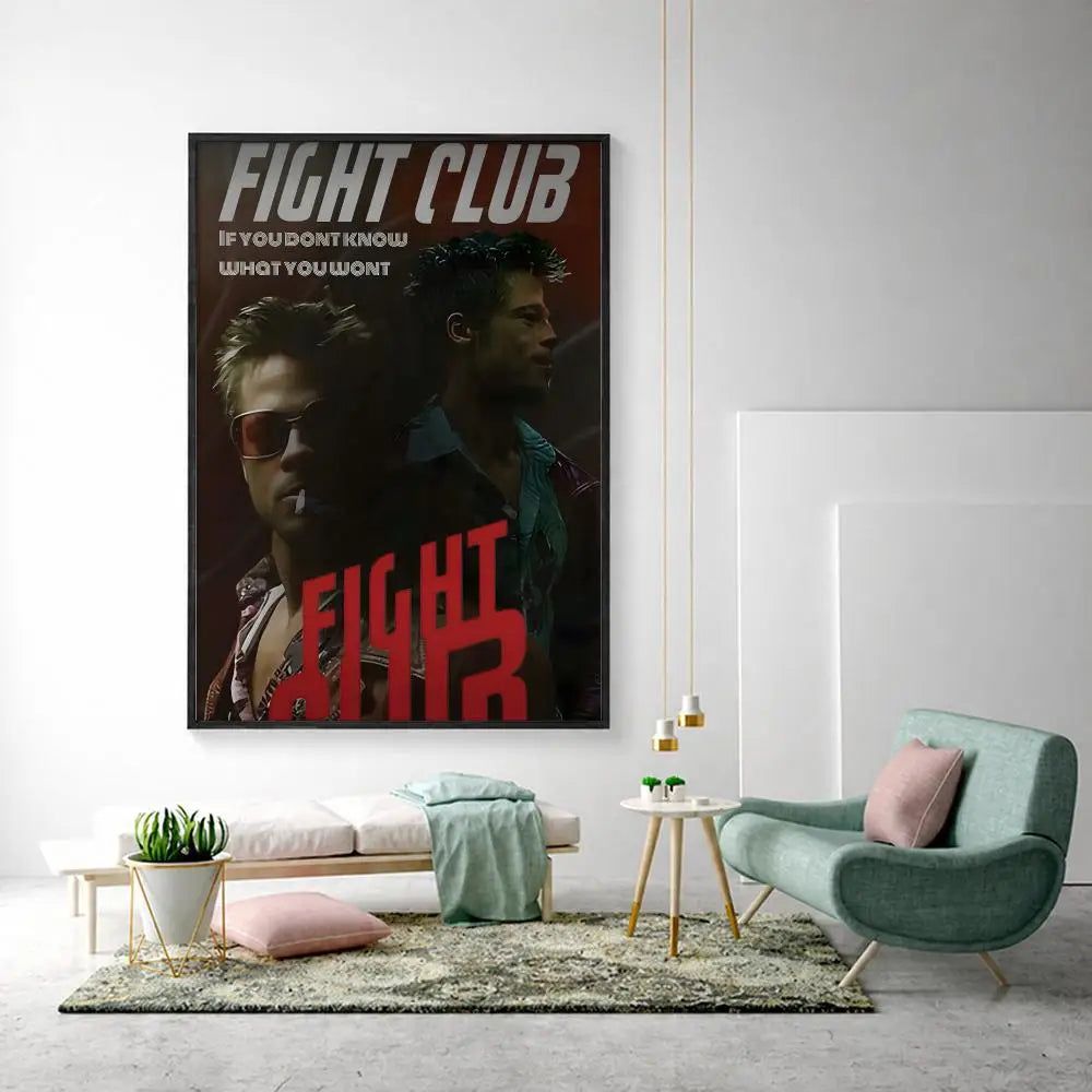Fight Club Movie Poster – HD Wall Art Print | Home Decor