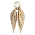 Handmade Retro Ribbon Scrunchie – Women's Crease Hair Tie