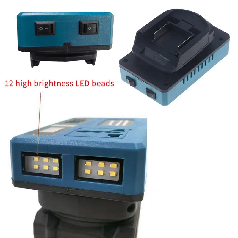 DC to 220V AC Portable Inverter – Dual USB Power Supply