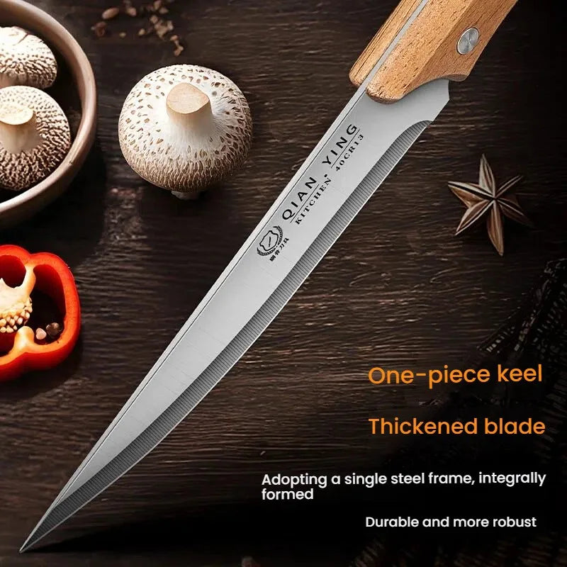 High Manganese Steel Boning Knife – Butcher Knife with Cover