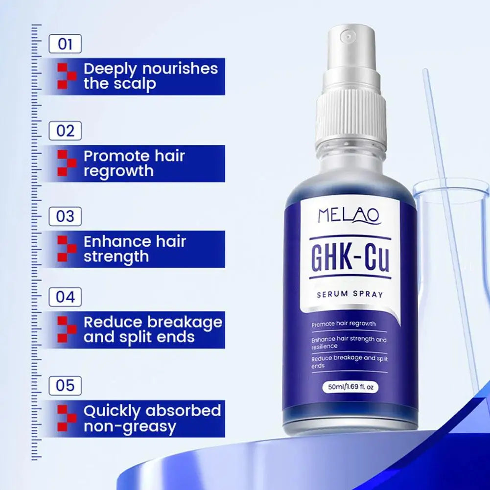 GHK-Cu Copper Peptide Hair Growth Serum 50ml | Thicker Hair