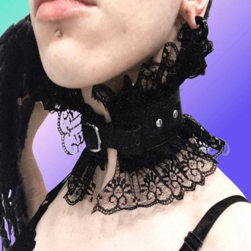 Lace Chockers Necklace Kawaii Lolita Exaggerated Princess Collar