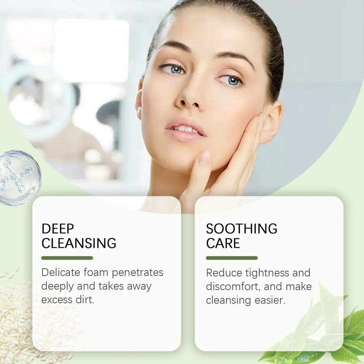 Green Tea Salicylic Acid Face Wash – Pore Refining Cleanser