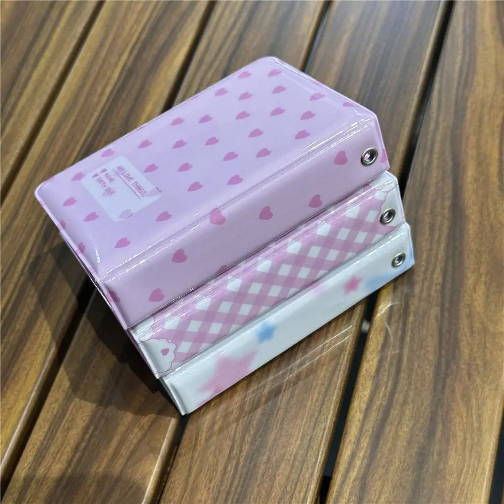 Mini Kpop Photo Card Binder Album – 20 Pockets, 3 Inch