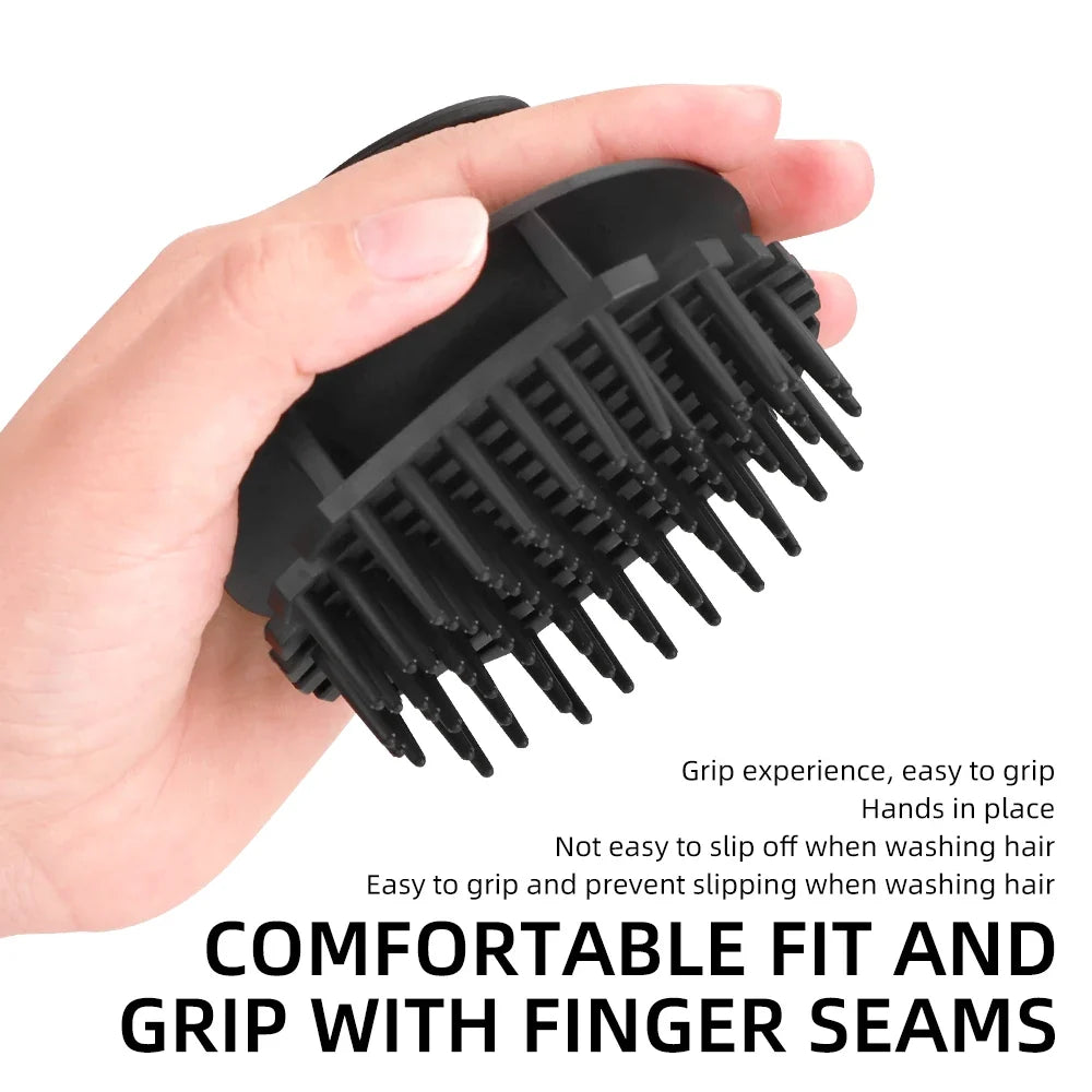 Scalp Exfoliating Shampoo Brush | Ergonomic Scrub Massage Comb