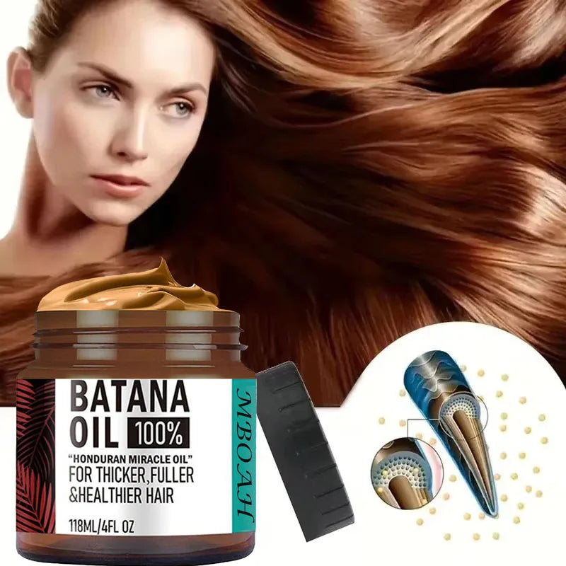 100% Unrefined Batana Oil Hair Conditioner – Fuller, Silky Hair