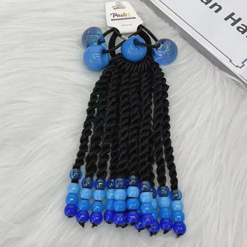 Girls Glow in the Dark Glitter Hair Bow Ponytail Accessories