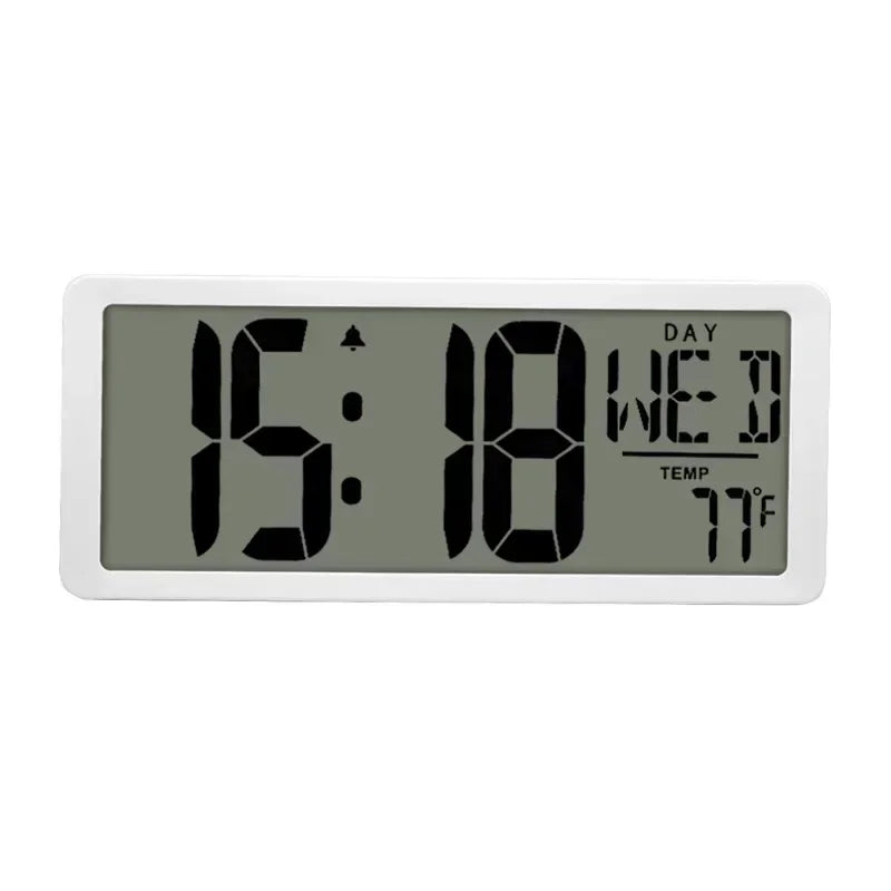 Nordic Digital Alarm Clock | LCD Wall Mount & Desk Clock