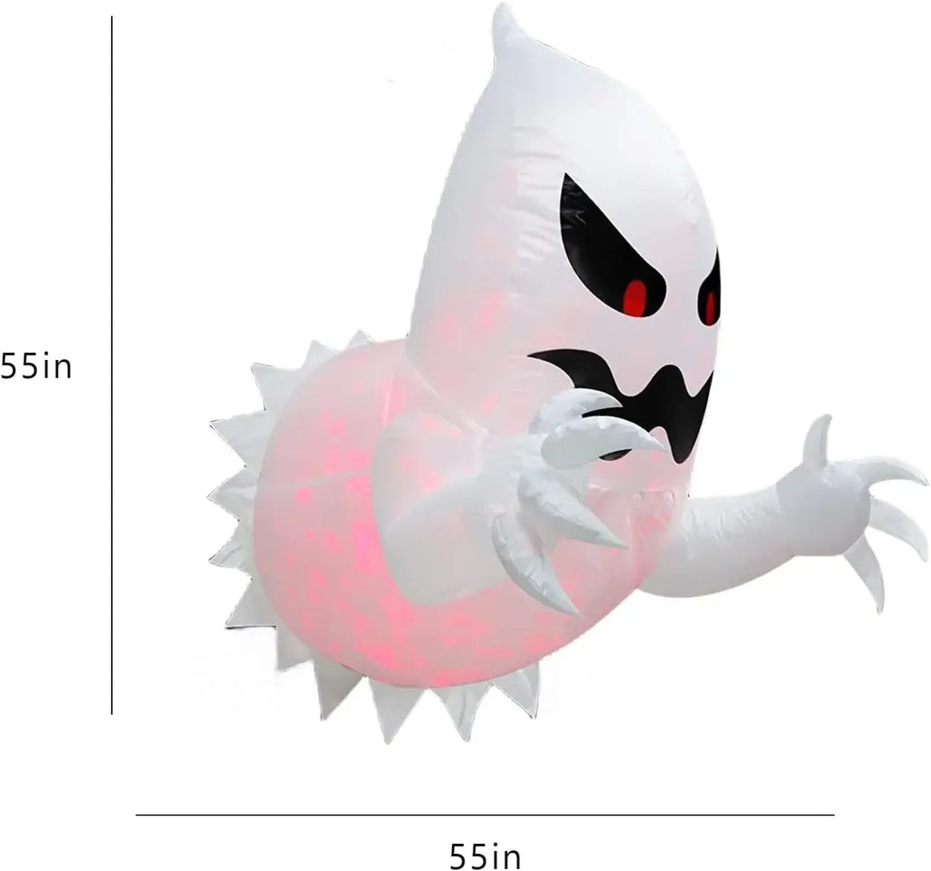 Inflatable Halloween Ghost Decoration | LED Eyes | 1M Airblown