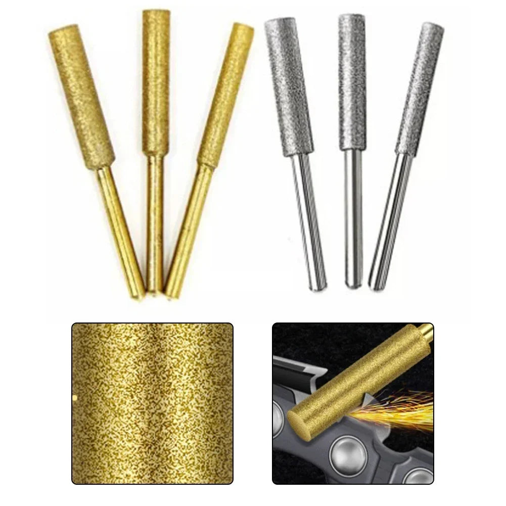 6-Pc Diamond Grinding Burr Set 4mm/4.8mm/5.5mm – Metal & Wood