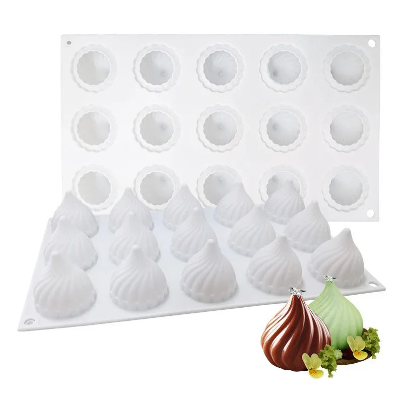 Onion Mousse Cake Silicone Mold – Chocolate, Candle & Baking