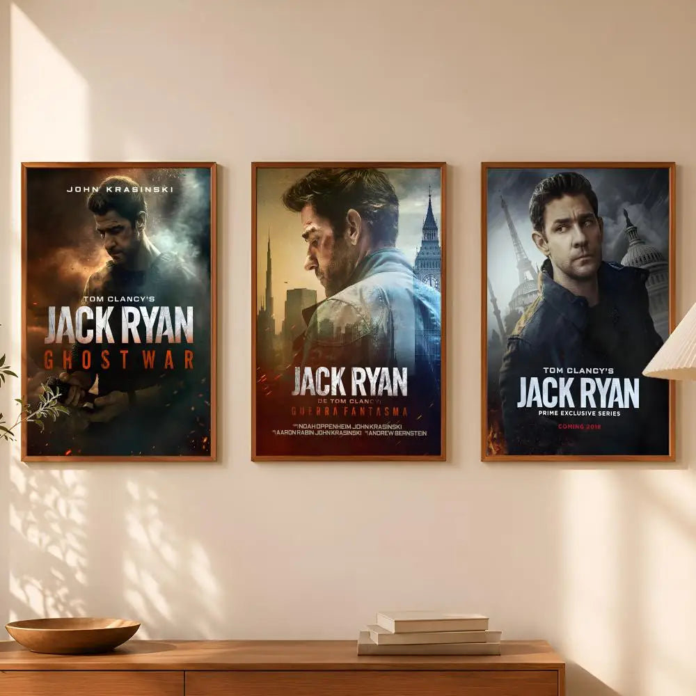 Jack Ryan Ghost War HD PVC Self-Stick Wall Art Poster