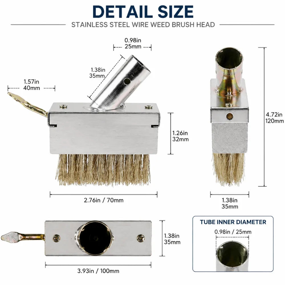 Heavy Duty Stainless Steel Floor Scrub & Wire Brush