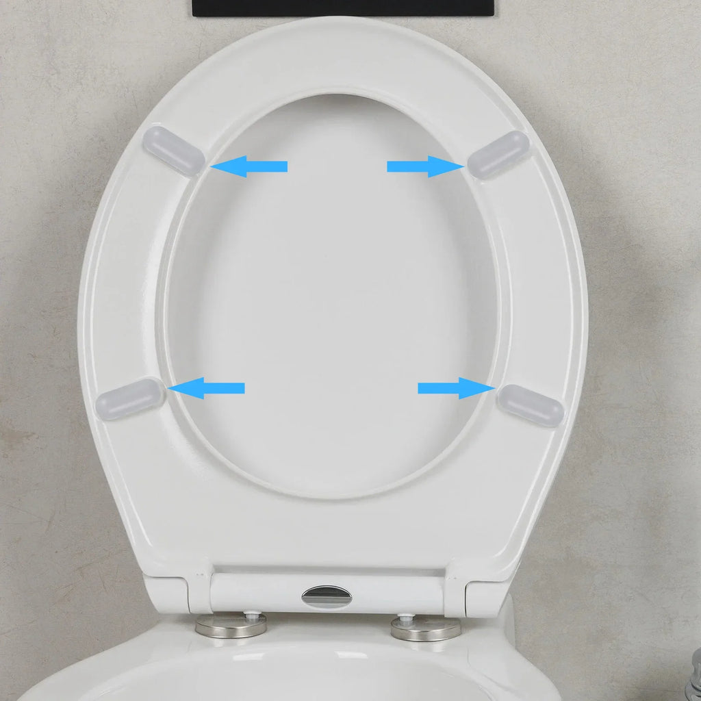 Toilet Seat Bumper Sprayer Lid Cushion Pad Buffers Stop Bathroom