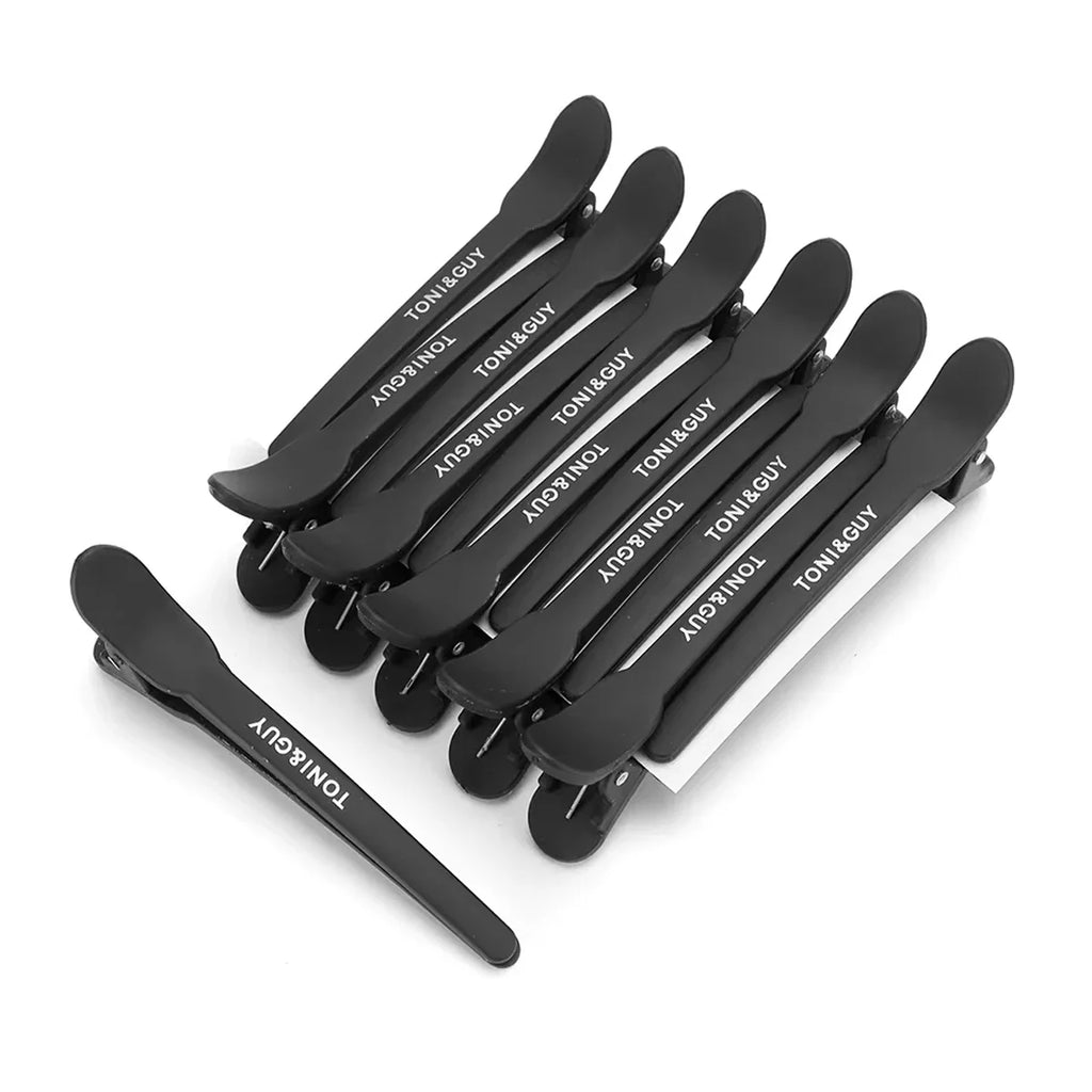 12-Piece Pro Hair Sectioning Clips – Barber & Salon Styling