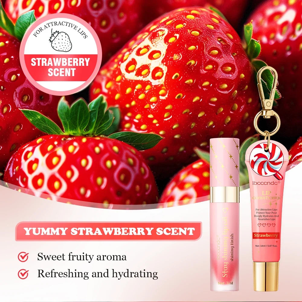 ibcccndc Lip Oil & Stain Set – Glossy Hydrating Lip Duo
