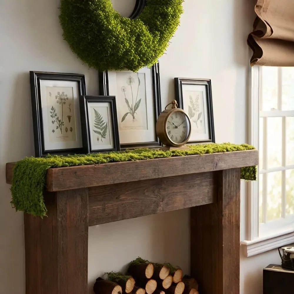 Artificial Moss Table Runner – Faux Grass Mat for Wedding Decor