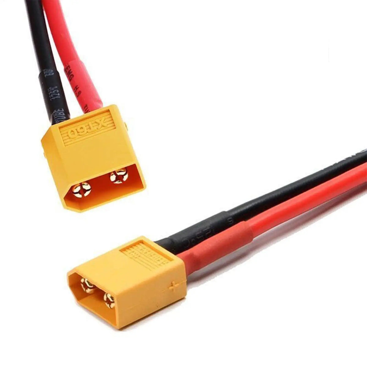 XT60 Male Female 16AWG 10cm Extension Cable – Solar, Drone, RC