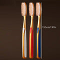 6-Pack Large Head Soft Bristle Toothbrush – Anti-Slip Wide Handle