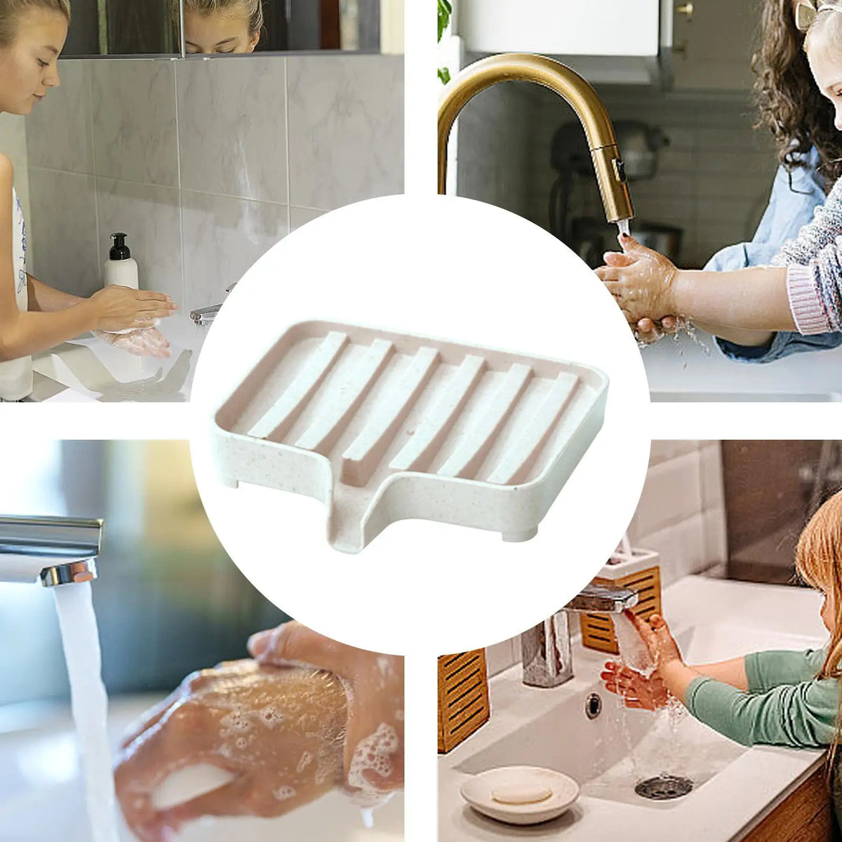 Drain Soap Dish & Sponge Holder Tray – Kitchen & Bathroom