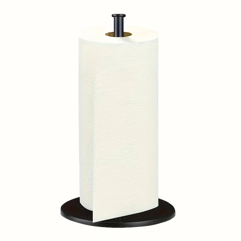 Stainless Steel Bathroom Roll Holder Weighted Base Heavy-duty