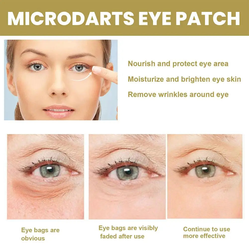Hyaluronic Acid Microneedle Eye Patches – Under-Eye Gel Pads