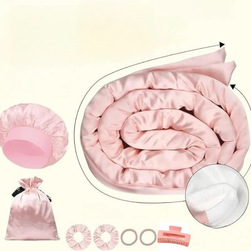 Heatless Curl Headband – Overnight Hair Curler for Long Hair