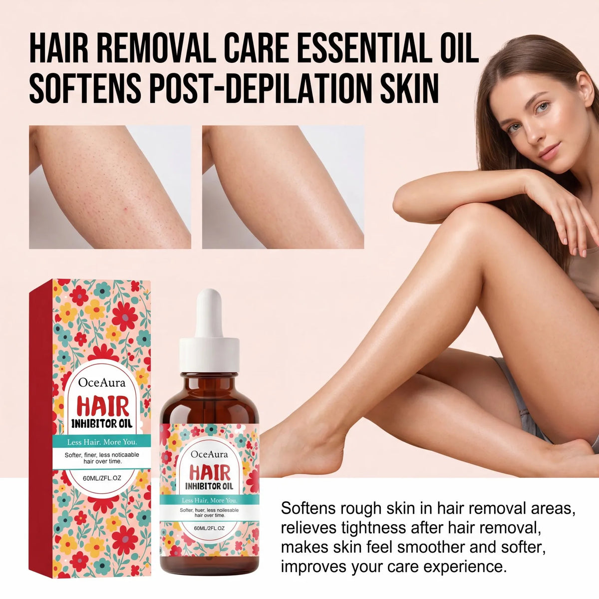 Hair Inhibitor Oil – Post-Depilation Body Moisturizer 60ml