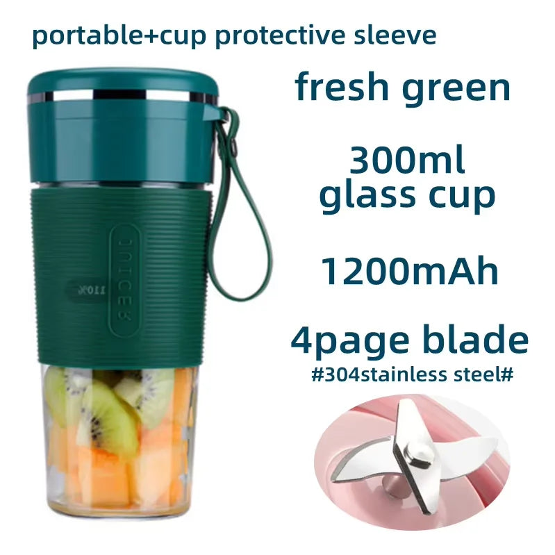 Portable USB Rechargeable Mini Blender & Smoothie Juicer