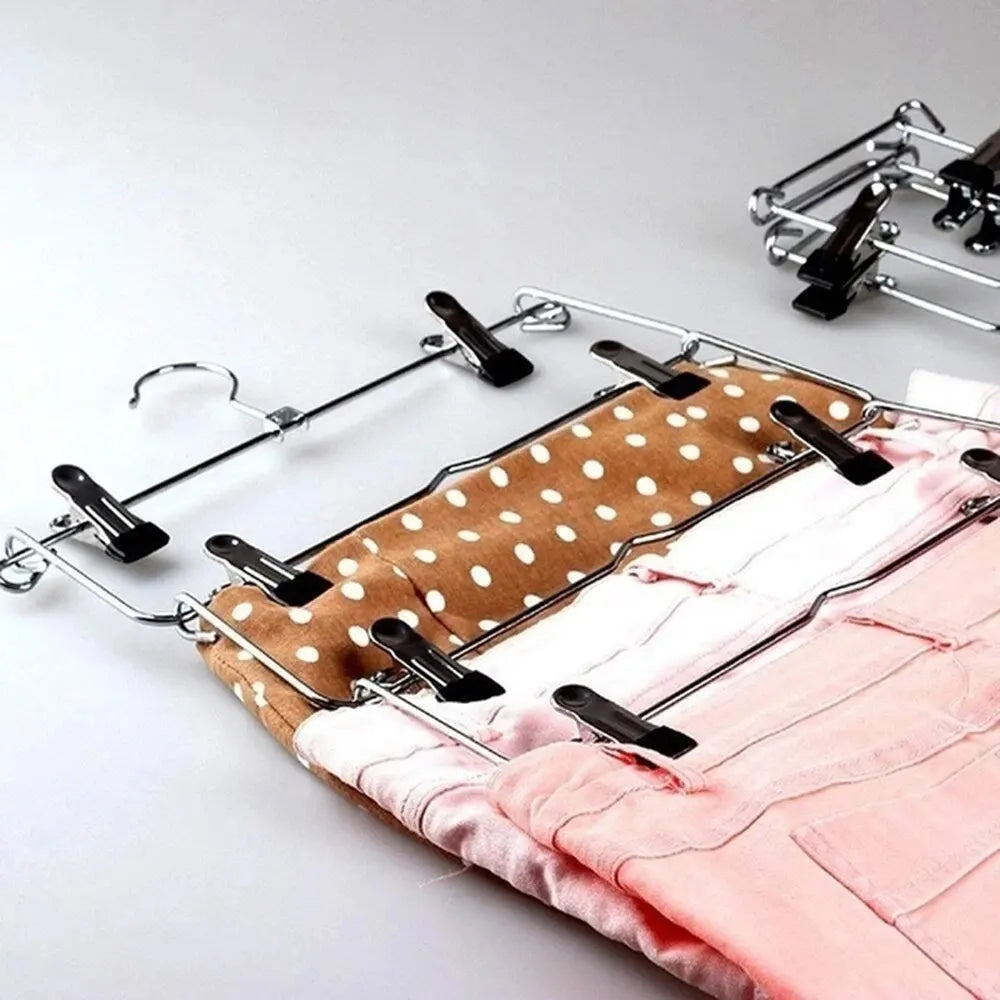 Multi Functional Folding Multi-layer Pants Rack Hanger Household Anti