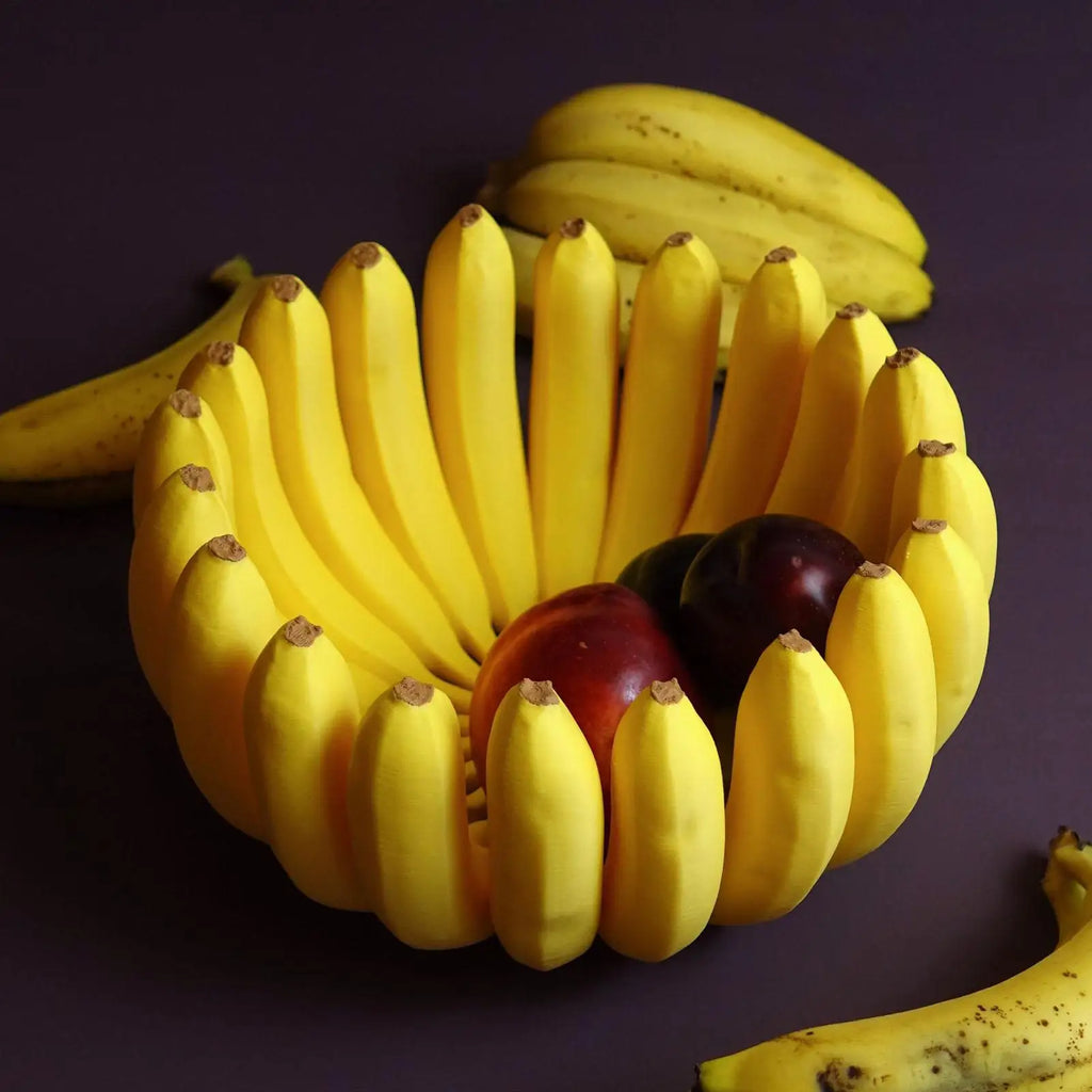 Banana Bowl Decorative Fruit Plate – Fun Home Décor Centerpiece