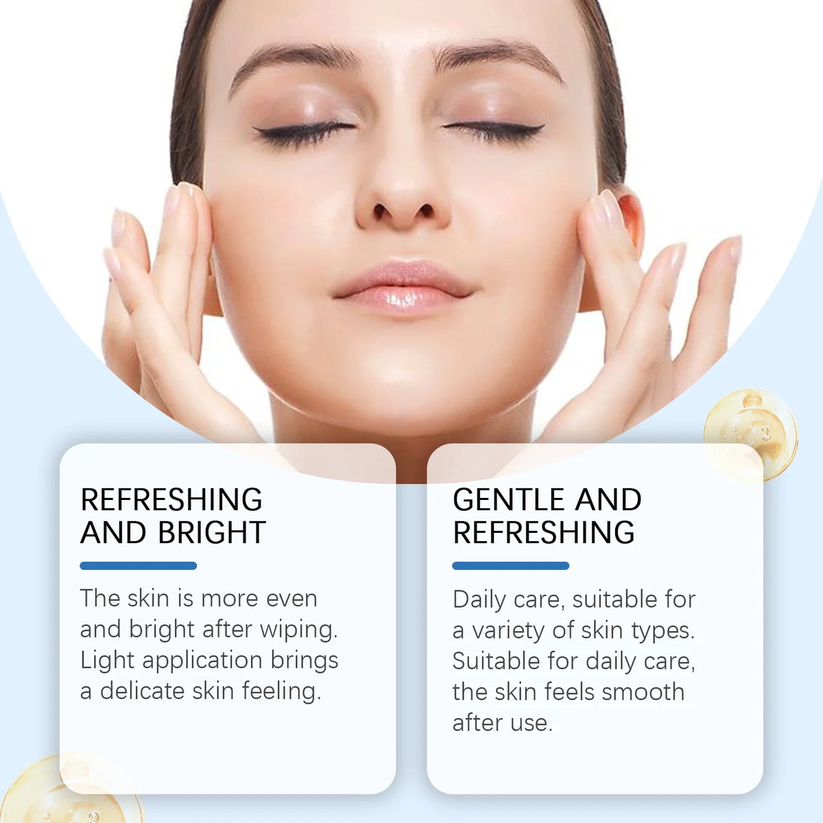 Glycolic Acid Exfoliating Face Pads – Brighten & Smooth 60ct