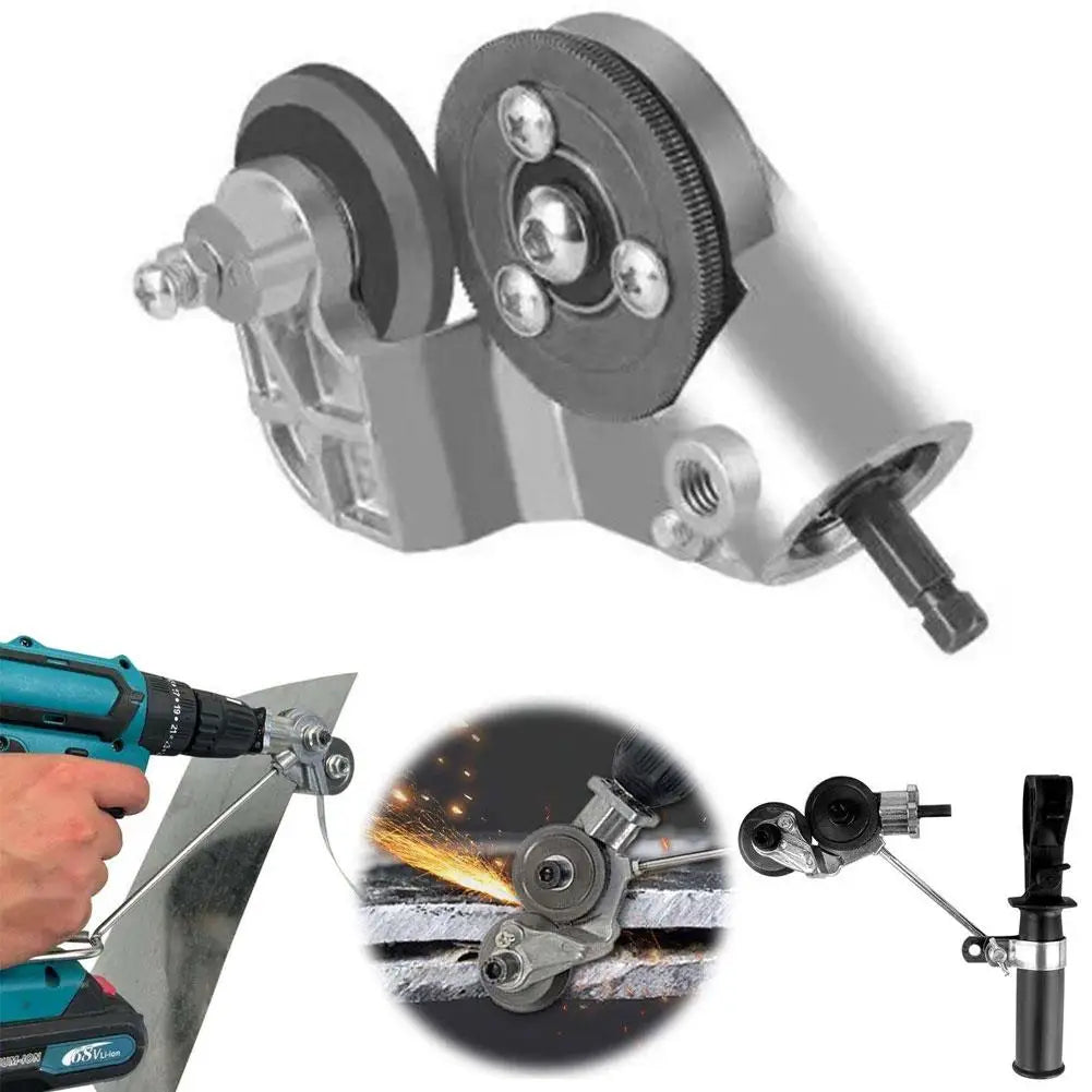 Electric Drill Sheet Metal Cutter Attachment | Plate Shearer