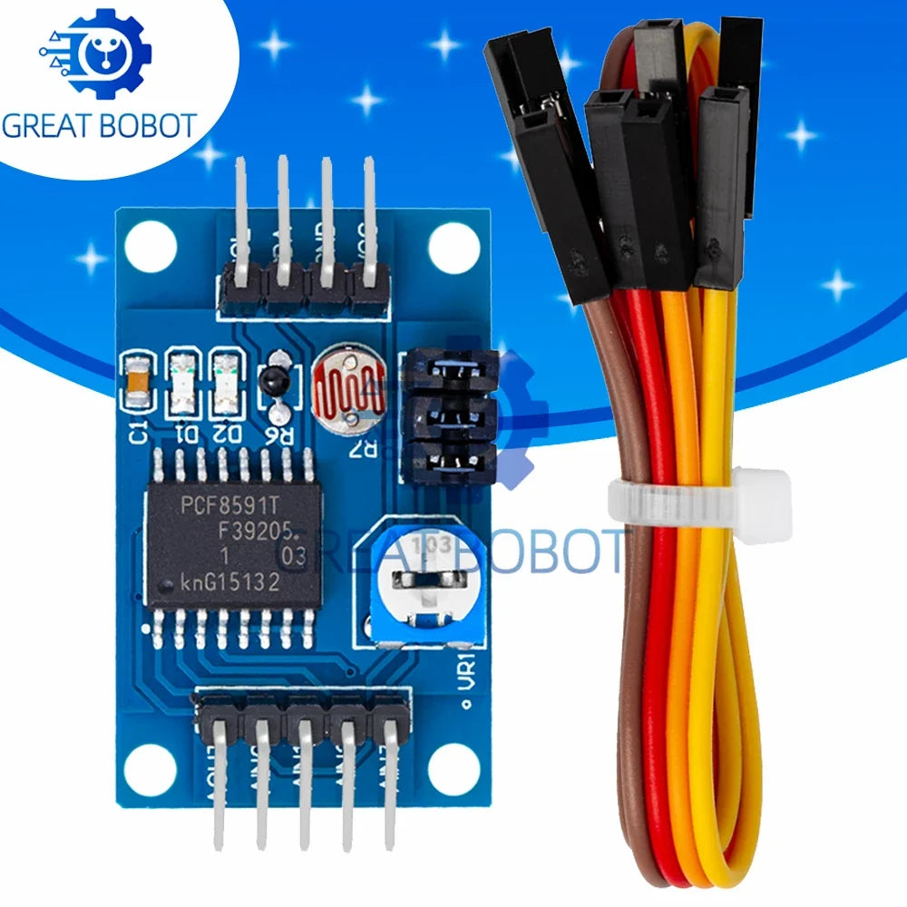 PCF8591 AD/DA Conversion Module – Digital & Analog Converter