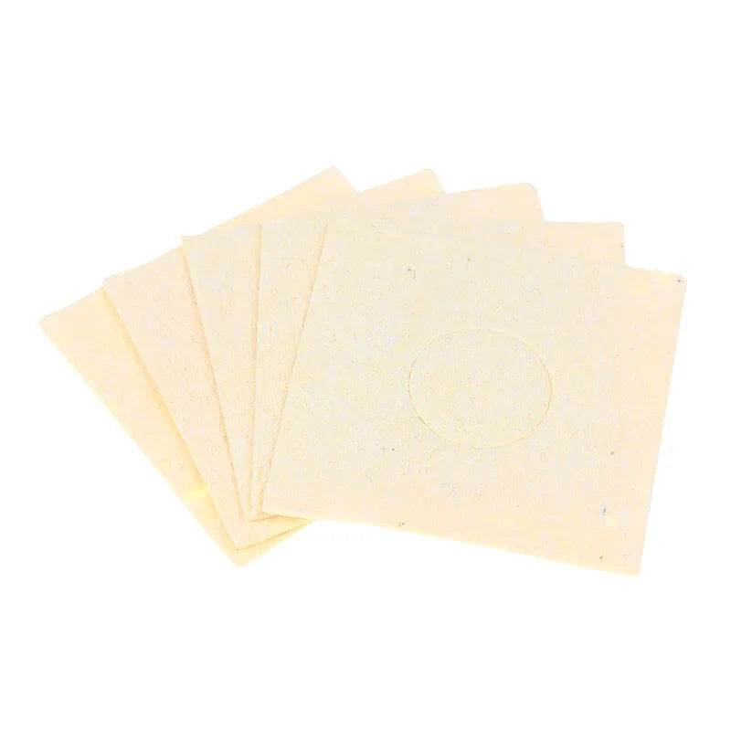 60 Soldering Clean Sponge Solder Tip Cleaning Sponges Cleaner Pads