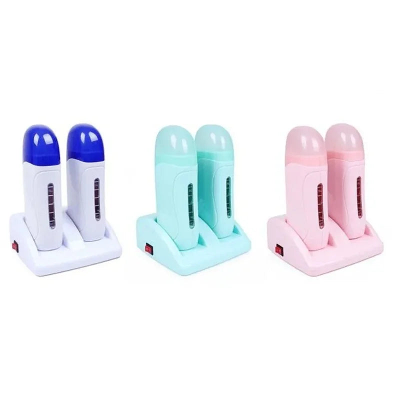 Electric Double Wax Heater | Refillable Roll-On Hair Removal Machine