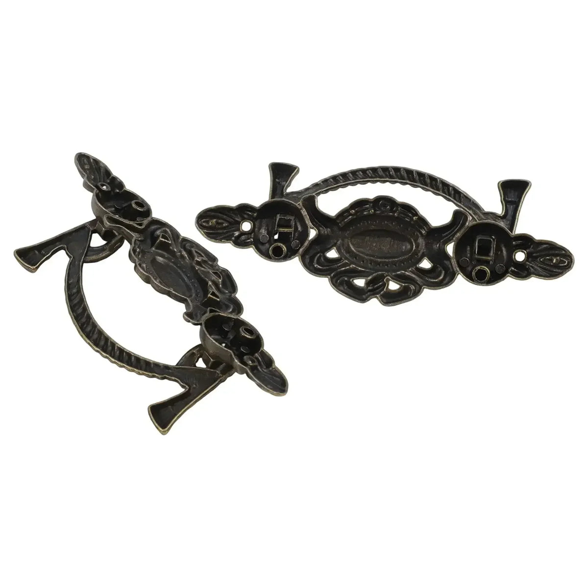 Antique Bronze Zinc Alloy Cabinet Door Handles – 2 Pack