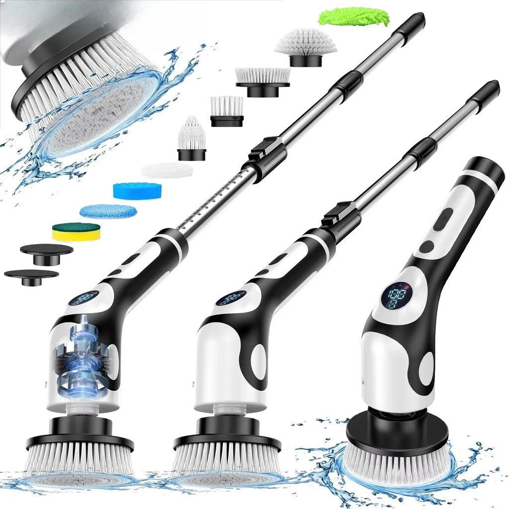 NOCCLILI Rechargeable Electric Scrubber Brush – Rotary Cleaner