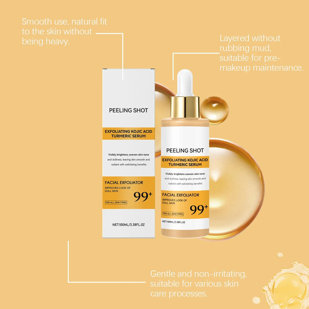 Kojic Acid & Turmeric Exfoliating Serum Spray | Skin Care